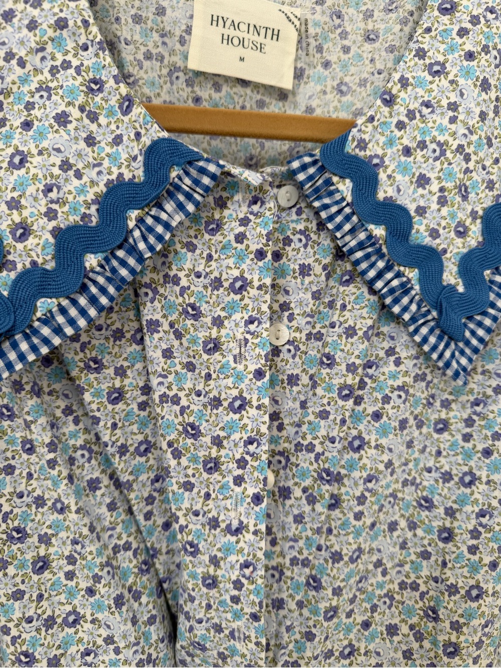 Tuckernuck Hyacinth House Blue Floral Midi Dress 💙 - Picture 6 of 8